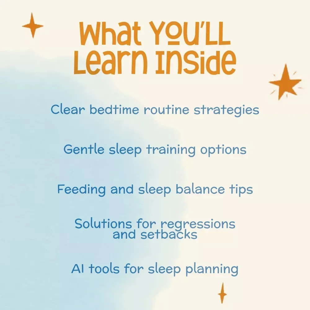 Helping Baby Sleep Through the Night | Ebook Guide on How to Get Baby to Sleep Through the Night with Proven Routines, Sleep Training, and AI Parenting Tools