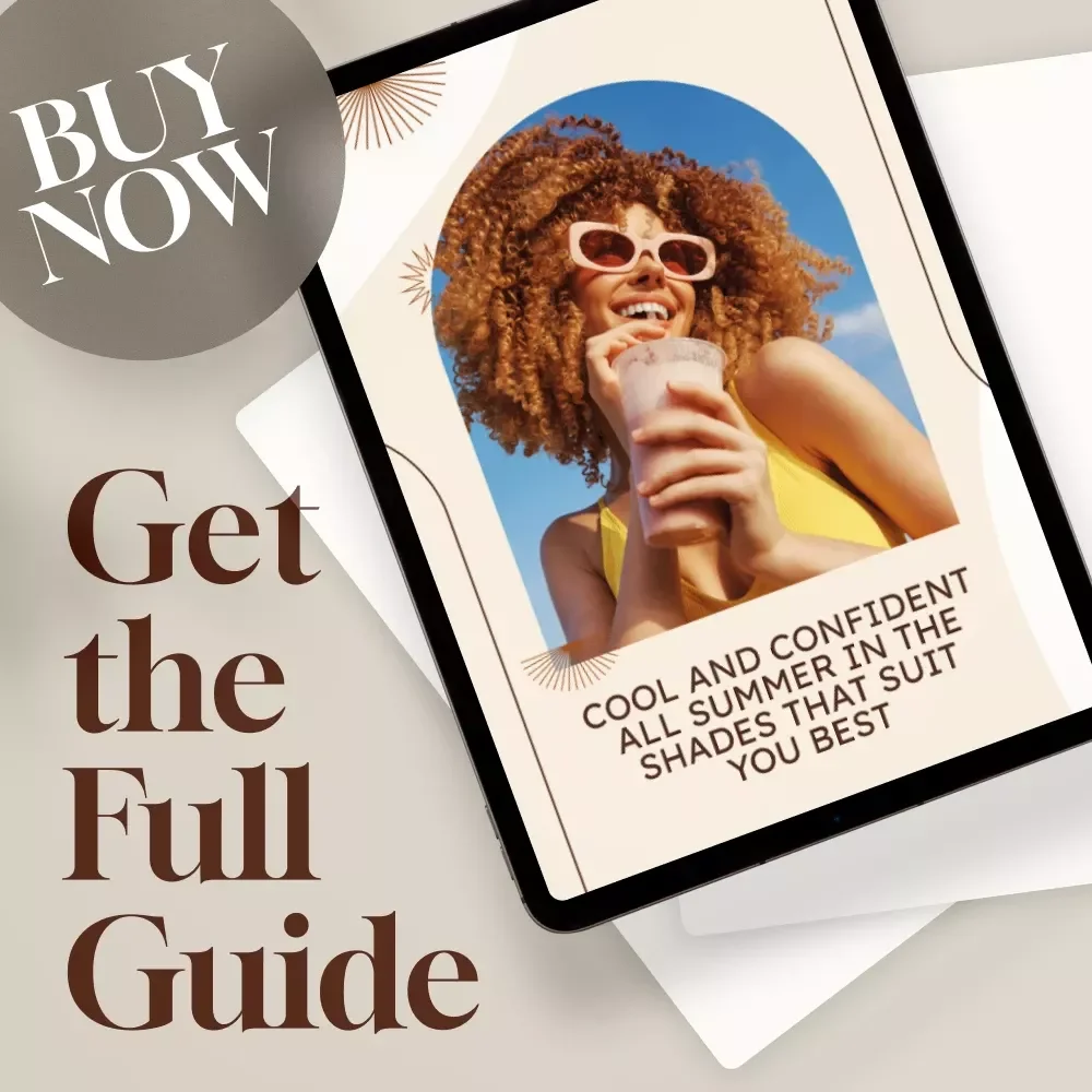 Cool and Confident All Summer in the Shades That Suit You Best – Digital Guide for Cool Summer Color Palette Clothes | Seasonal Color Analysis eBook | Cool Summer Capsule Wardrobe PDF