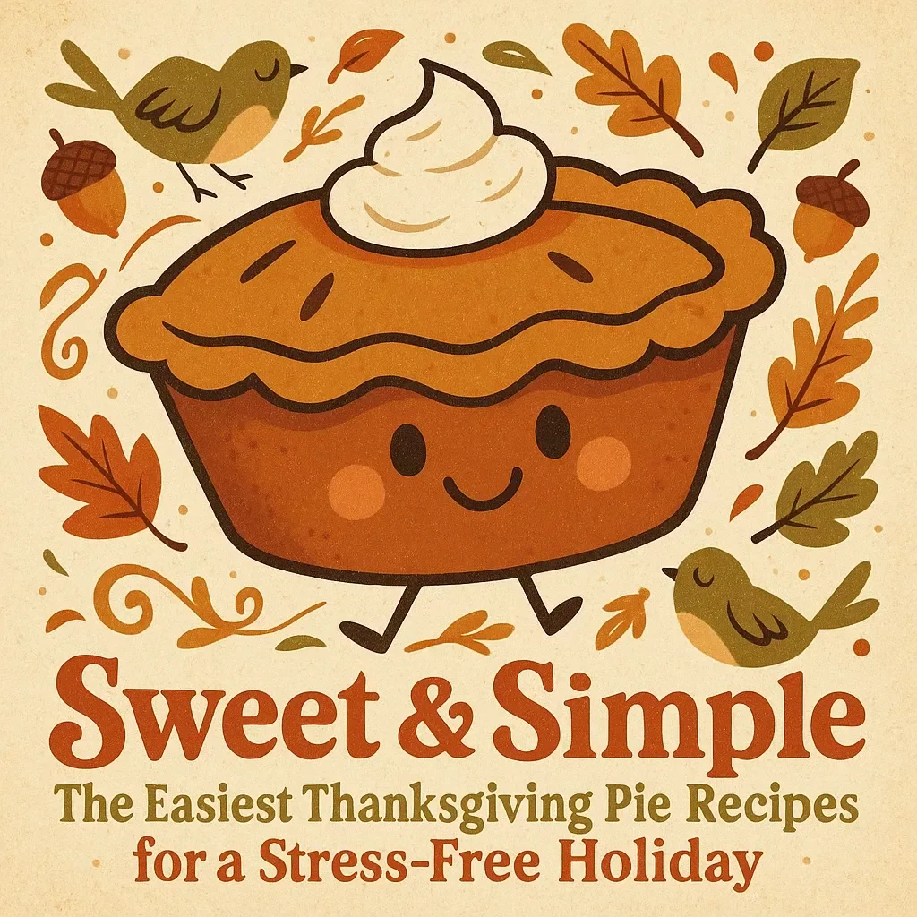 Sweet & Simple: The Easiest Thanksgiving Pie Recipes for a Stress-Free Holiday Guide - Digital Download