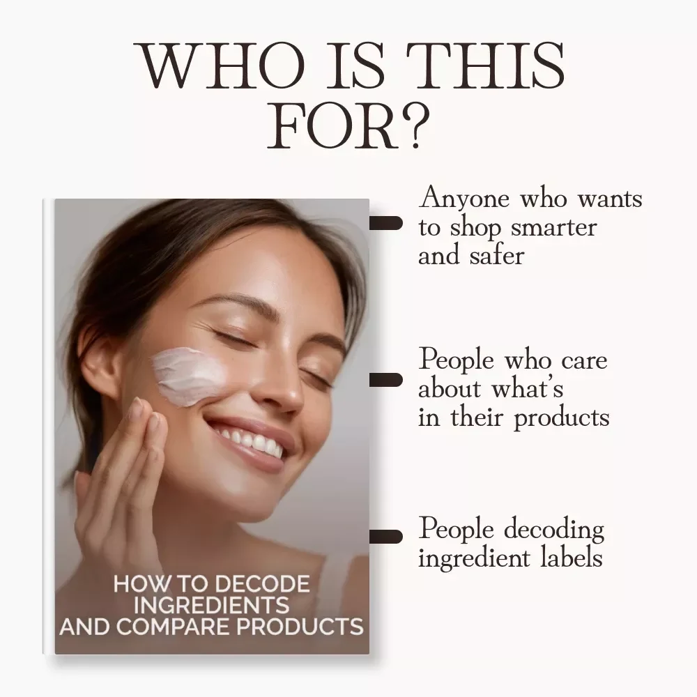 How to Decode Ingredients and Compare Products | Digital Guide for Smarter Shopping | Ingredient Analysis eBook | How to Compare Ingredients Lists Across Products | Printable PDF
