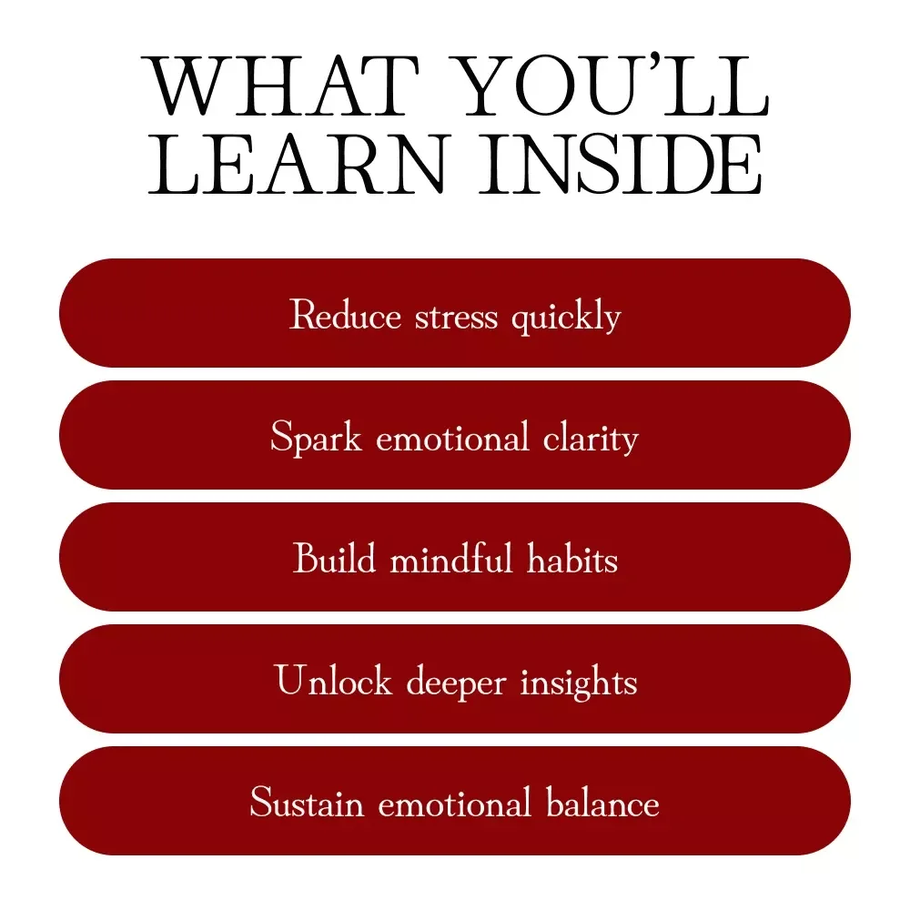 Journaling Prompts for an Emotional Reset | Digital Guide for Mindful Writing, Emotional Clarity & Stress Relief