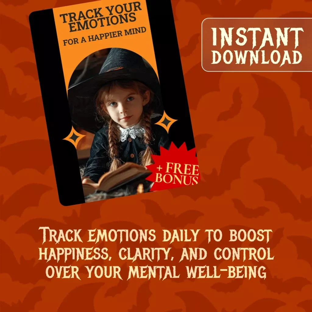 Track Your Emotions for a Happier Mind | Fear vs Fun Emotional Tracker | Self-Reflection Guide, Daily Journal Prompts, Mood Patterns eBook