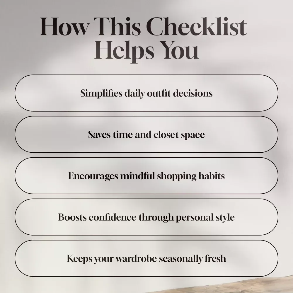 The Ultimate Minimalist Capsule Wardrobe Checklist | Printable Capsule Wardrobe Planner | Digital Download PDF | Minimalist Closet Guide