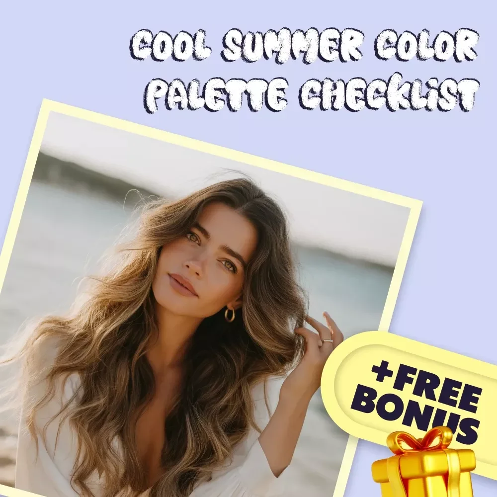 Chill Out in Style with The Cool Summer Color Palette Checklist – Digital Download for Wardrobe, Home & Branding Makeover