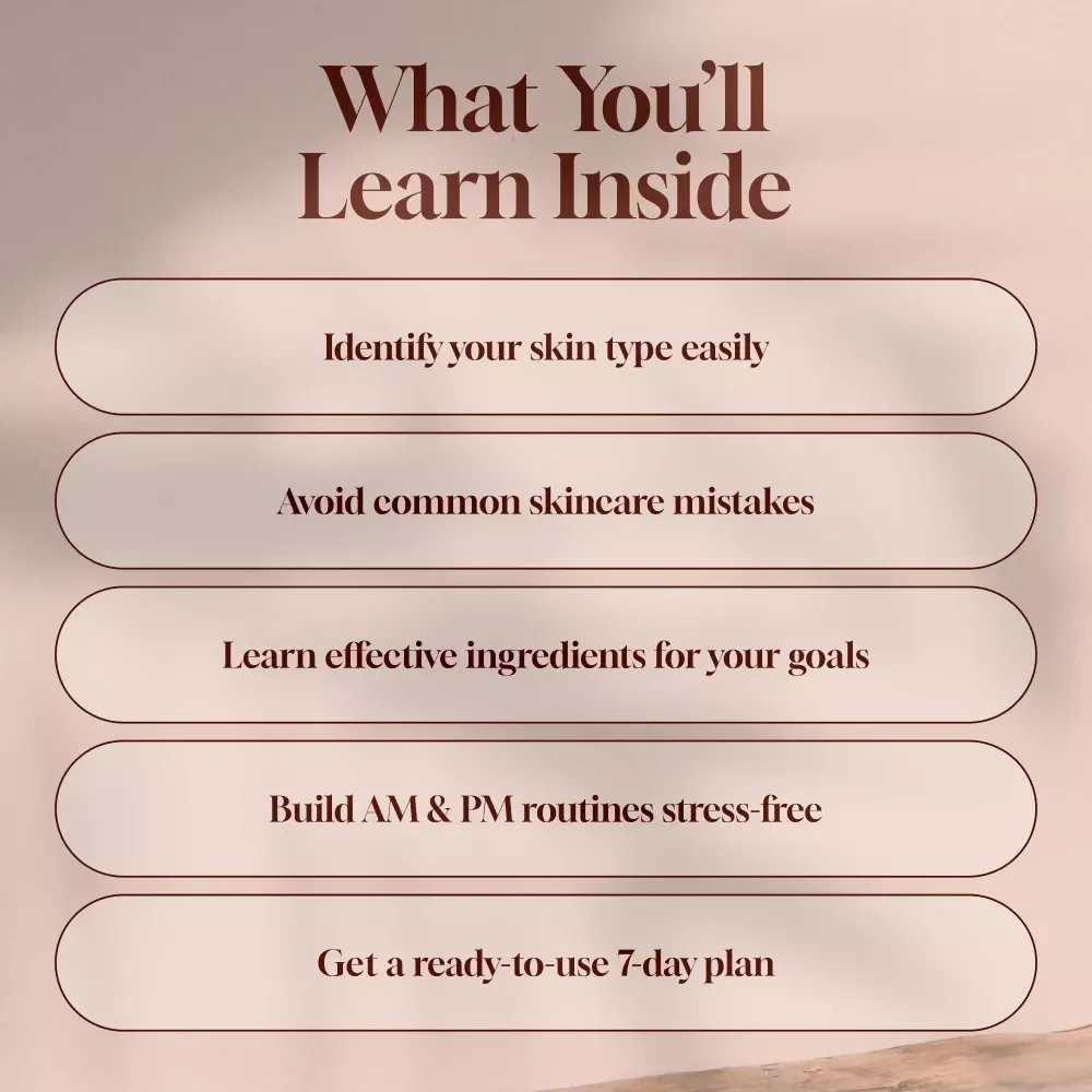 Glow From Scratch: The Simple Guide to Building Your Perfect Skincare Routine | Digital Download | How to Build a Skincare Routine Guide eBook