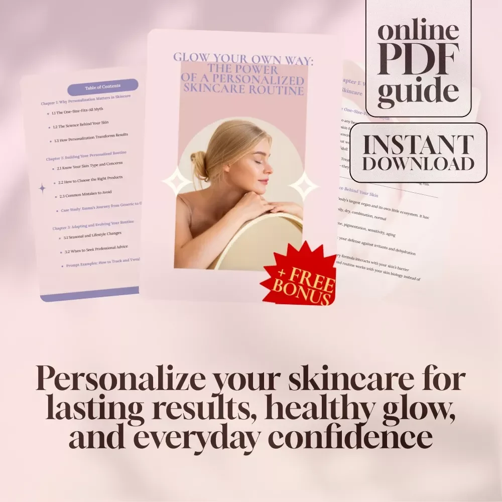 Glow Your Own Way: The Power of a Personalized Skincare Routine – Digital Skincare Guide for the Benefits of a Personalized Skincare Routine