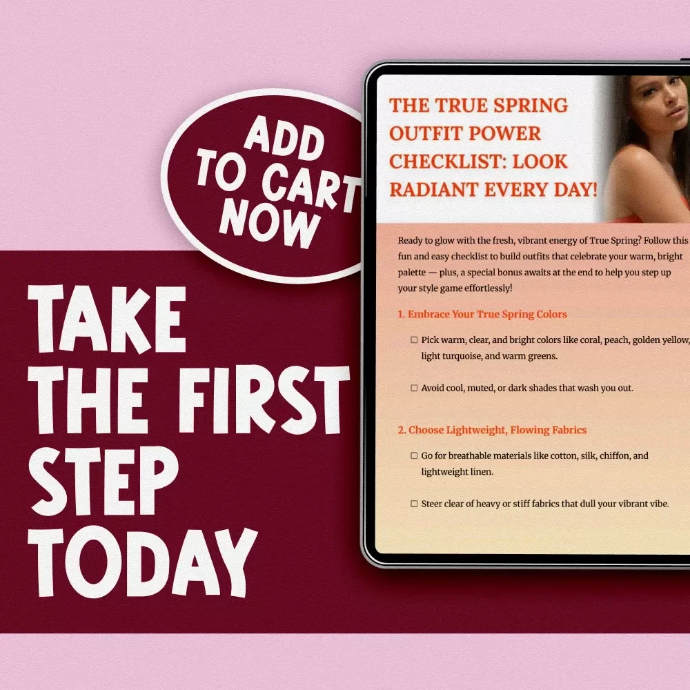 The True Spring Outfit Power Checklist: Look Radiant Every Day - Digital Download for True Spring Style