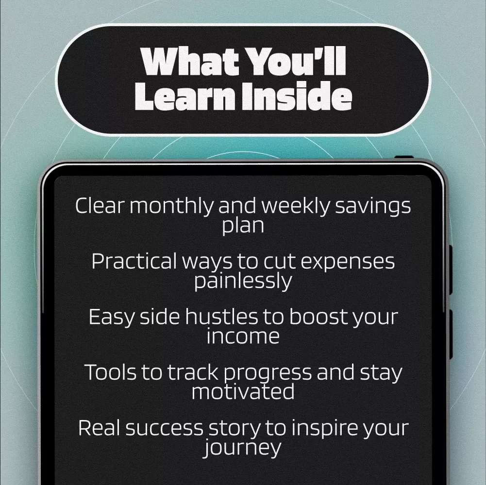 Your Simple, Smart Plan to Save $10,000 in Just 12 Months | How to Save $10,000 in a Year eBook | Budgeting Guide, Digital Download