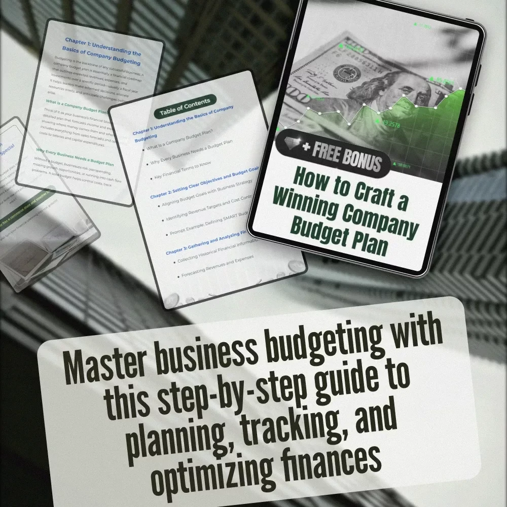 How to Craft a Winning Company Budget Plan | eBook Download | Small Business Finance Guide | How to Make Budget Plan for a Company