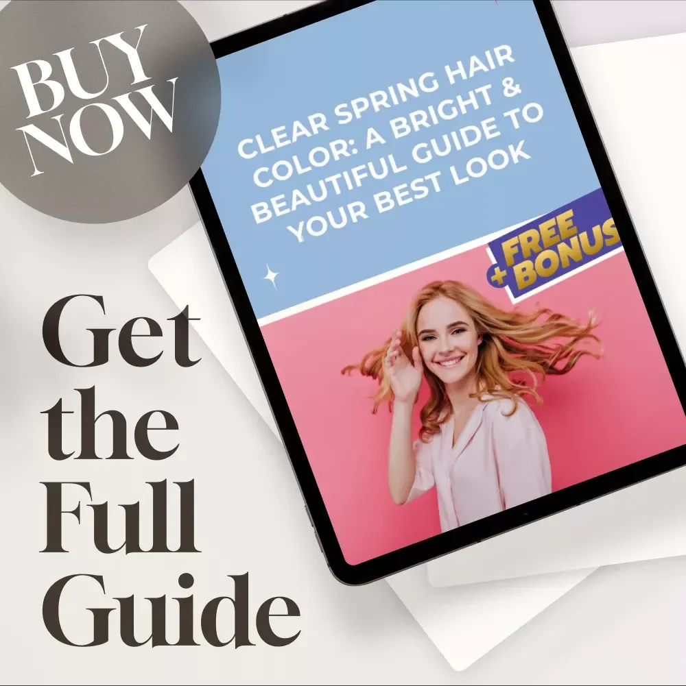 Clear Spring Hair Color: A Bright & Beautiful Guide to Your Best Look – Digital Download
