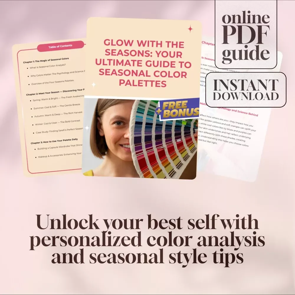 Glow With the Seasons: Your Ultimate Guide to Seasonal Color Palettes - A Complete Seasonal Color Analysis eBook