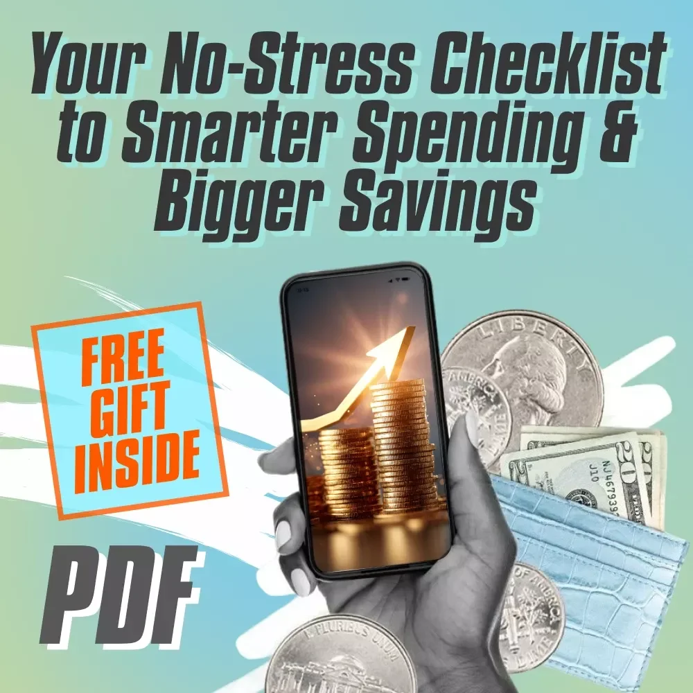 Your No-Stress Checklist to Smarter Spending & Bigger Savings | Budgeting & Expenses Savings Guide | Digital Download Checklist for Money Mindset