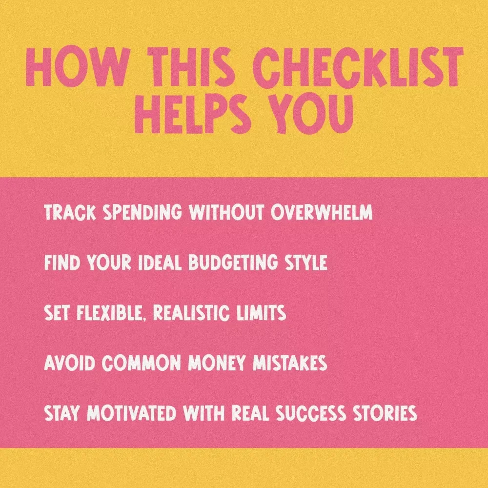 Budget Finances Like a Boss Checklist | How to Budget Your Finances | Printable Digital Budgeting Tool