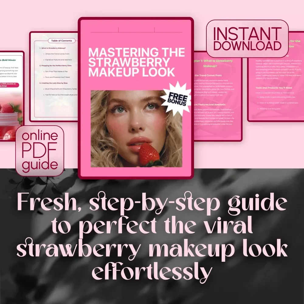Mastering the Strawberry Makeup Look – Digital Guide for Achieving the Perfect Strawberry Makeup Aesthetic