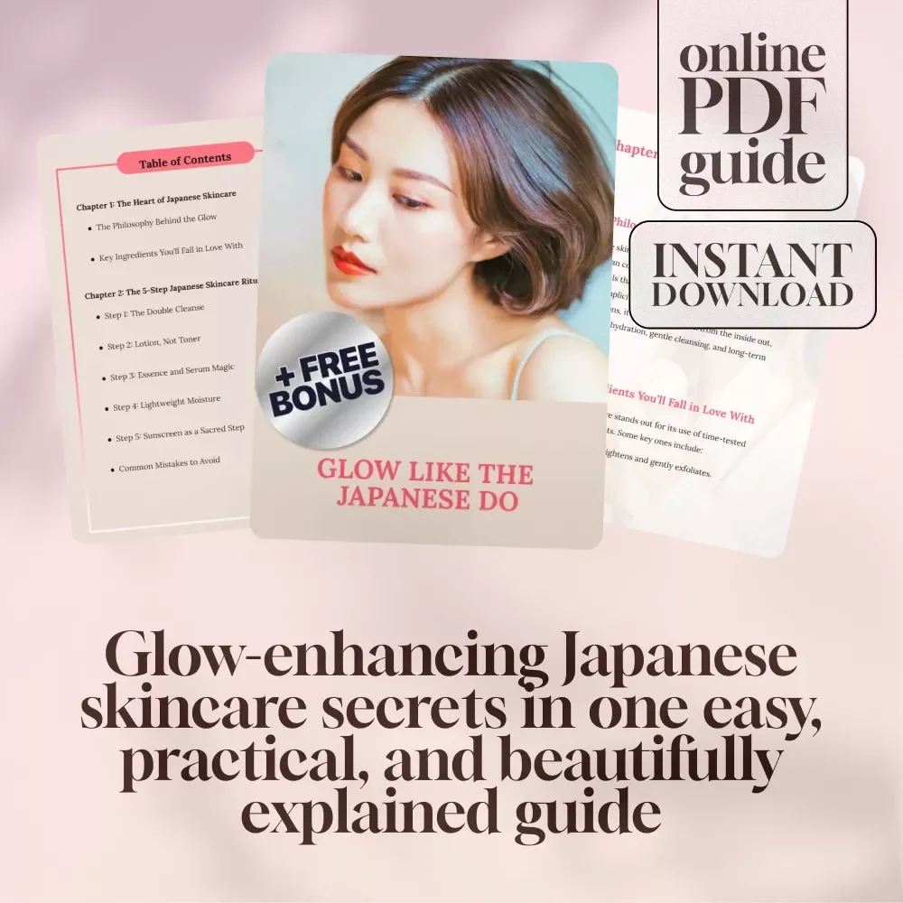 Glow Like the Japanese Do – Best Japanese Skincare Guide | eBook for Radiant Skin | Digital Download