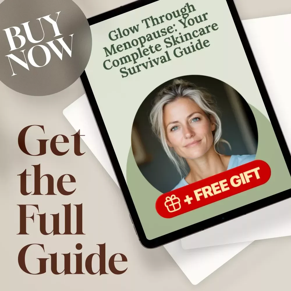 Glow Through Menopause: Your Complete Skincare Survival Guide | Best Skincare for Menopausal Skin | Digital Download Guide for Radiant Skin