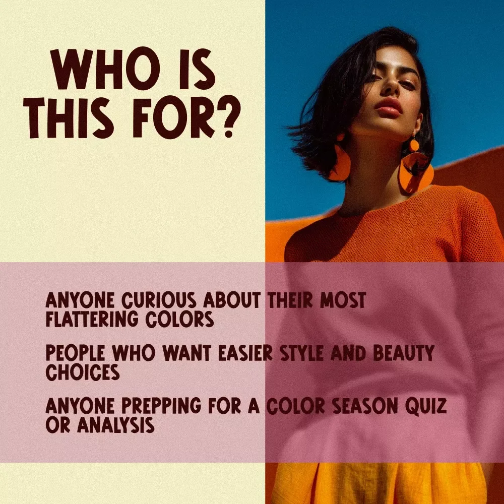 Find Your Color Season: The Ultimate Quiz Prep Checklist! | Color Theory Seasons Quiz Guide | Digital Download Checklist for Seasonal Color Analysis