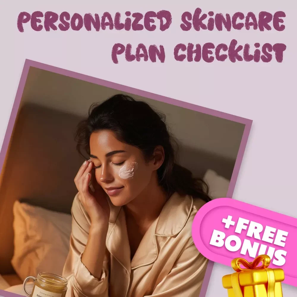 Personalized Skincare Plan Checklist | Custom Skincare Routine Guide for Healthy Skin