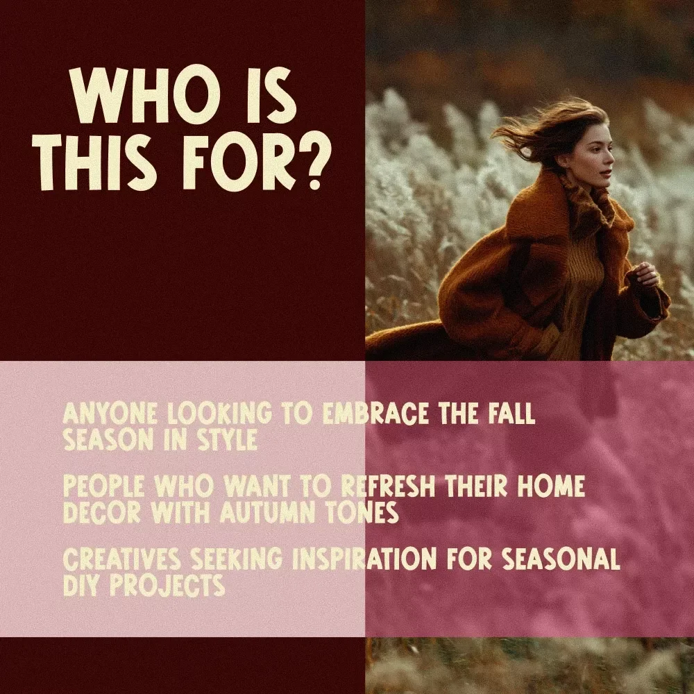 Ultimate Autumn Colors Checklist: Capture the Cozy Vibes of Fall - Perfect for Fashion, Home Decor, and Creative Projects
