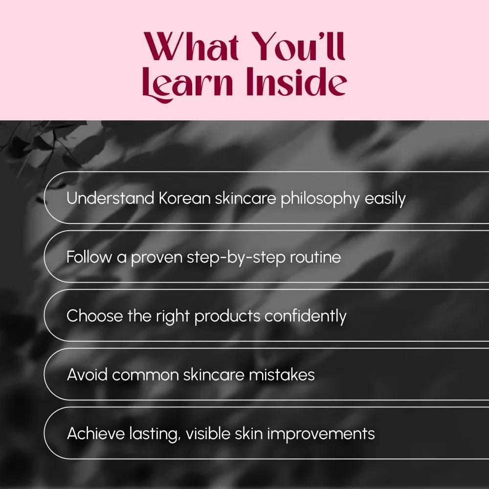 Glow Up the Korean Way: Your Simple Guide to the Ultimate Skincare Routine | Korean Skincare Routine eBook, Step-by-Step Skincare Guide, Digital Download