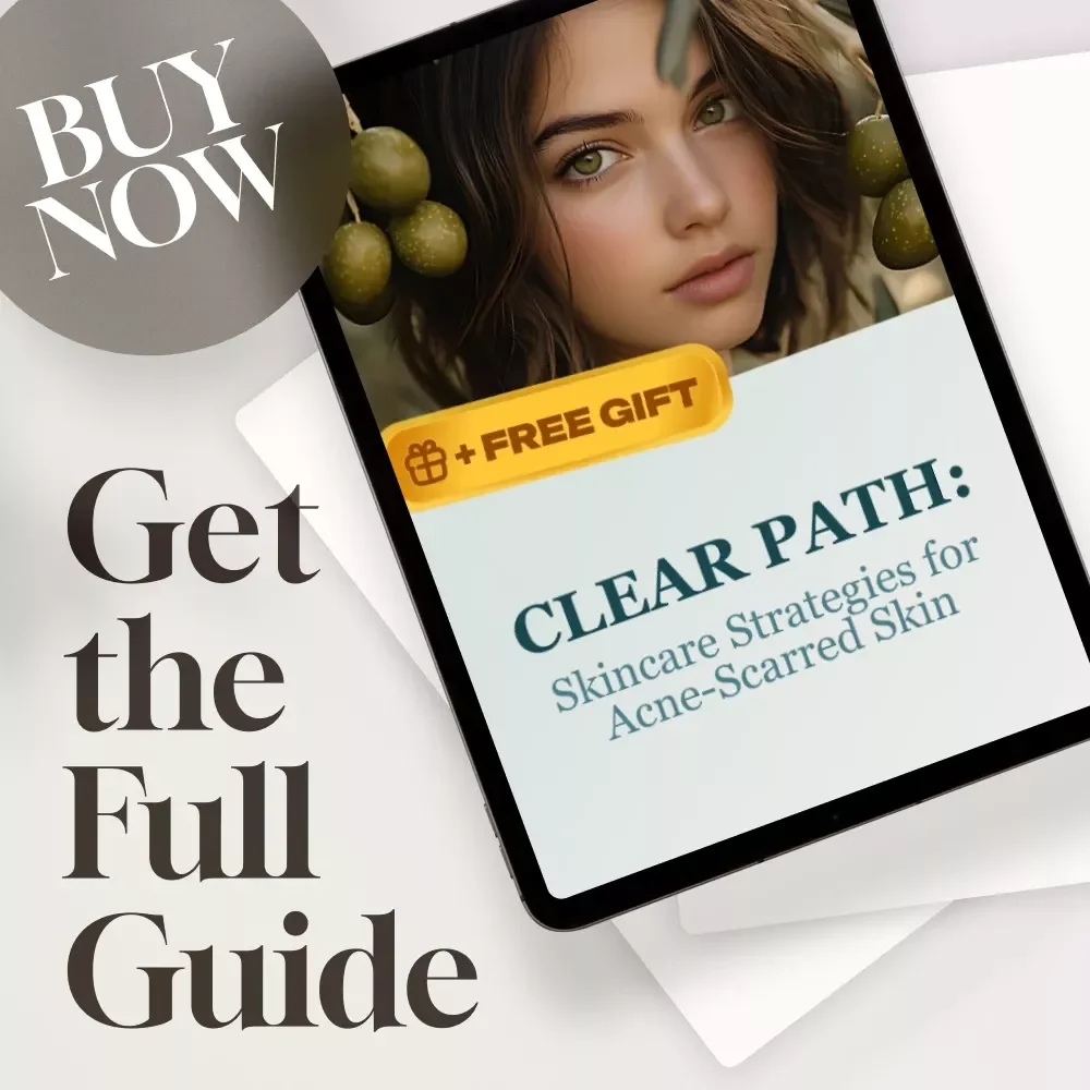 Clear Path: Skincare Strategies for Acne-Scarred Skin | Digital Guide for Skincare for Acne Scarred Skin | Acne Scar Healing eBook | Clear Skin Checklist