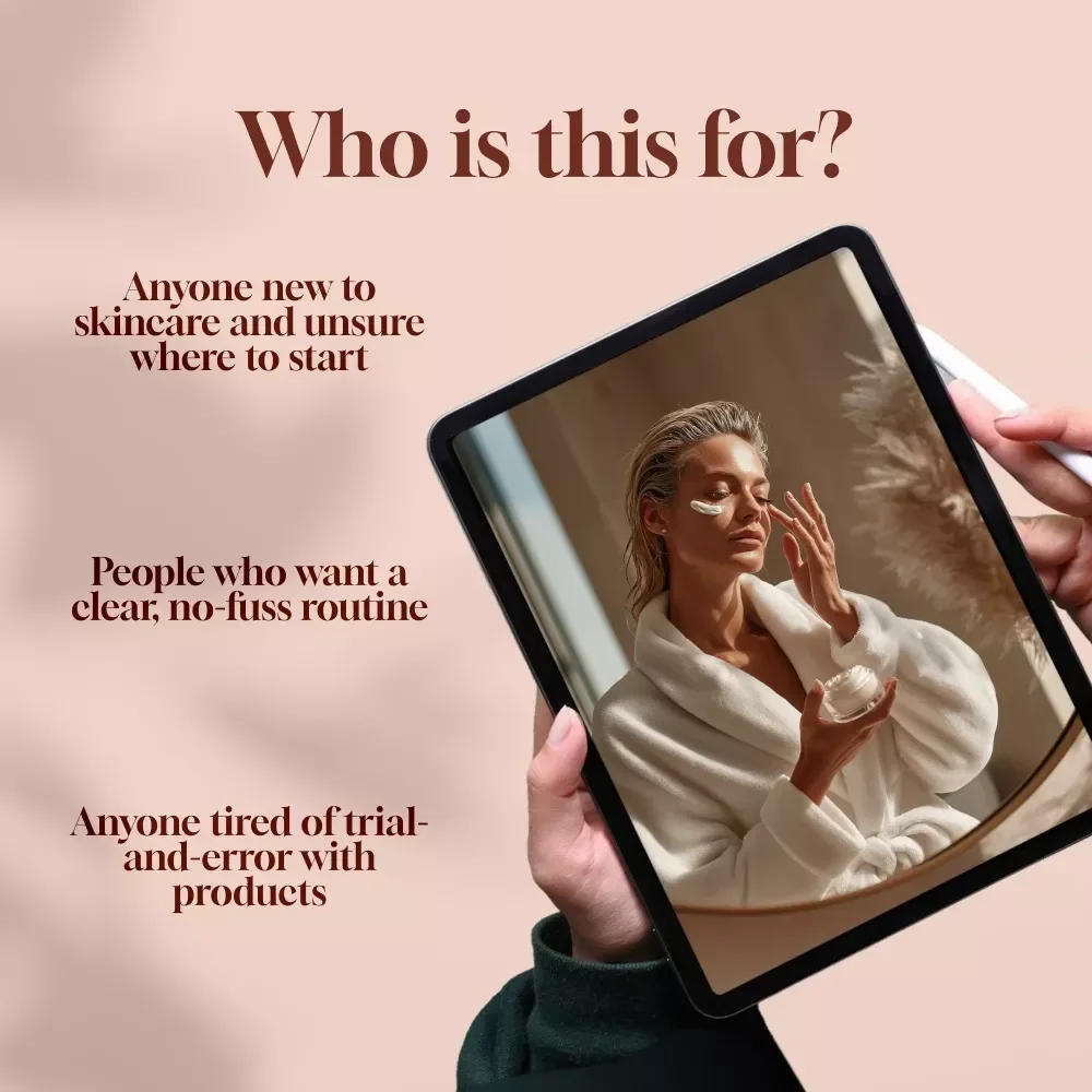 Glow From Scratch: The Simple Guide to Building Your Perfect Skincare Routine | Digital Download | How to Build a Skincare Routine Guide eBook