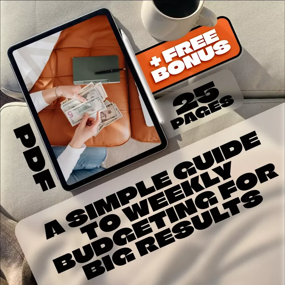 A Simple Guide to Weekly Budgeting for Big Results | How to Make a Weekly Budget eBook | Budget Planner Digital Download