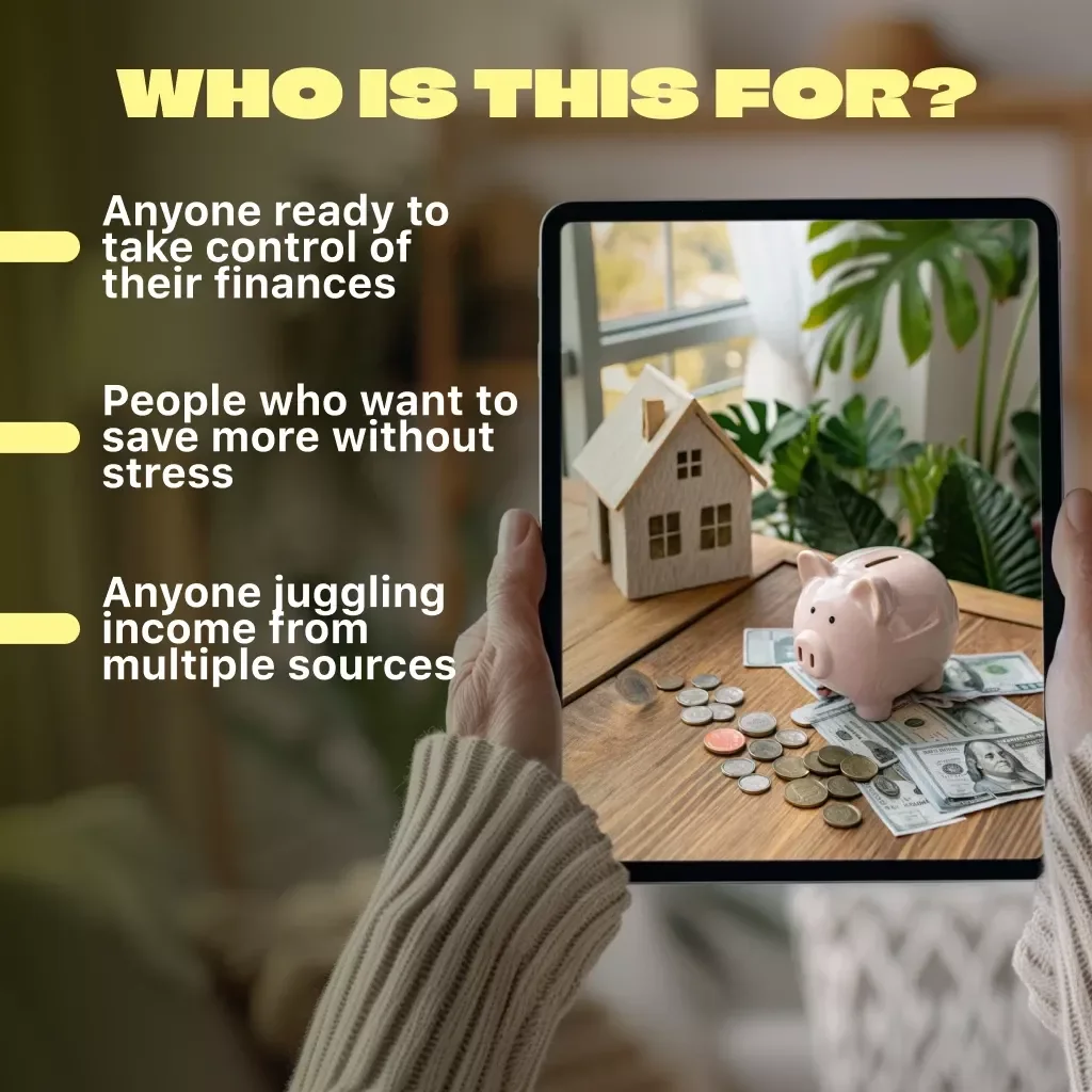 Master Your Money: The Simple Guide to Income, Expenses & Savings | Budgeting PDF Guide | Income Expense Savings Planner | Personal Finance eBook