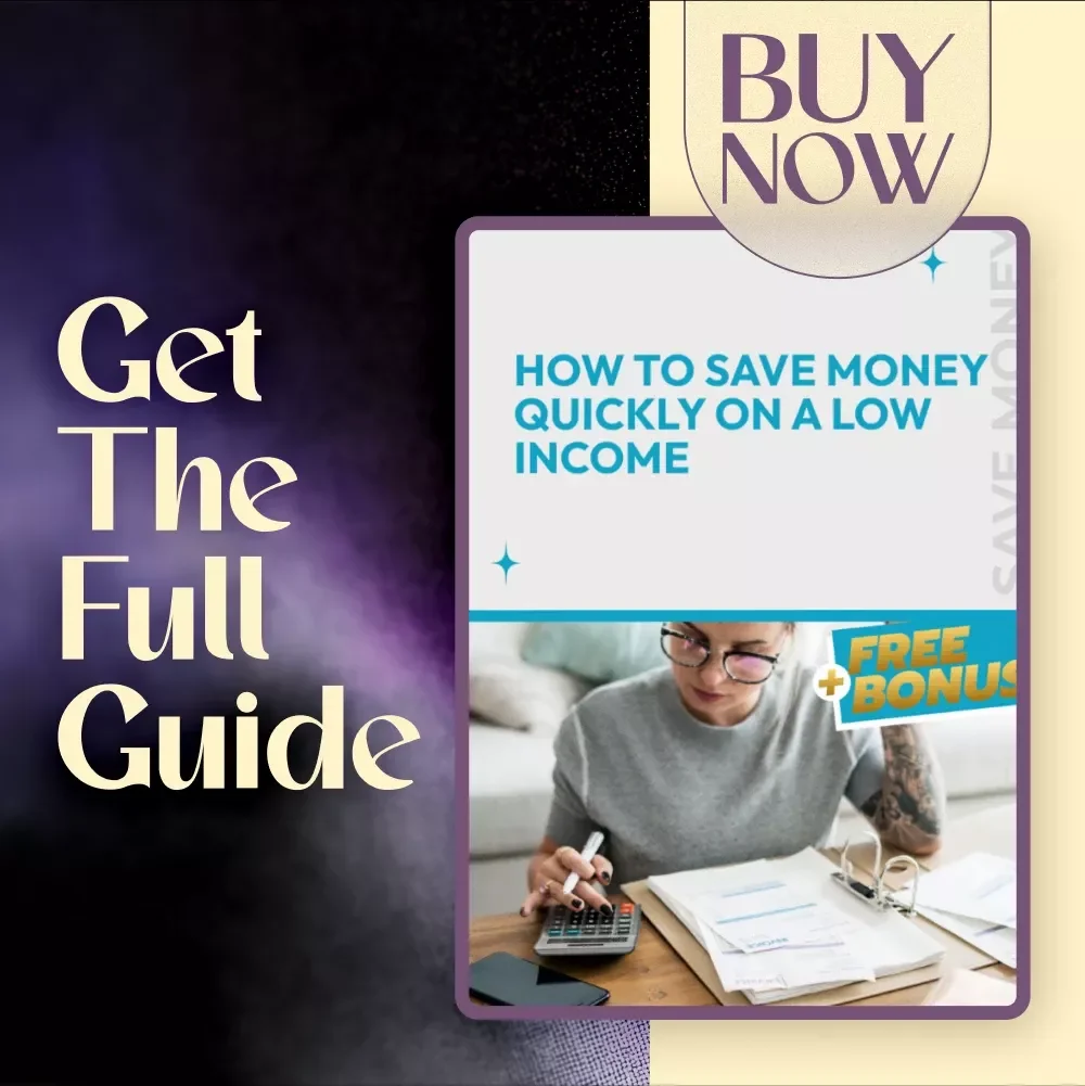 How to Save Money Quickly on a Low Income | Smart Budgeting Guide | How to Save Money with Low Income Fast | Instant Download