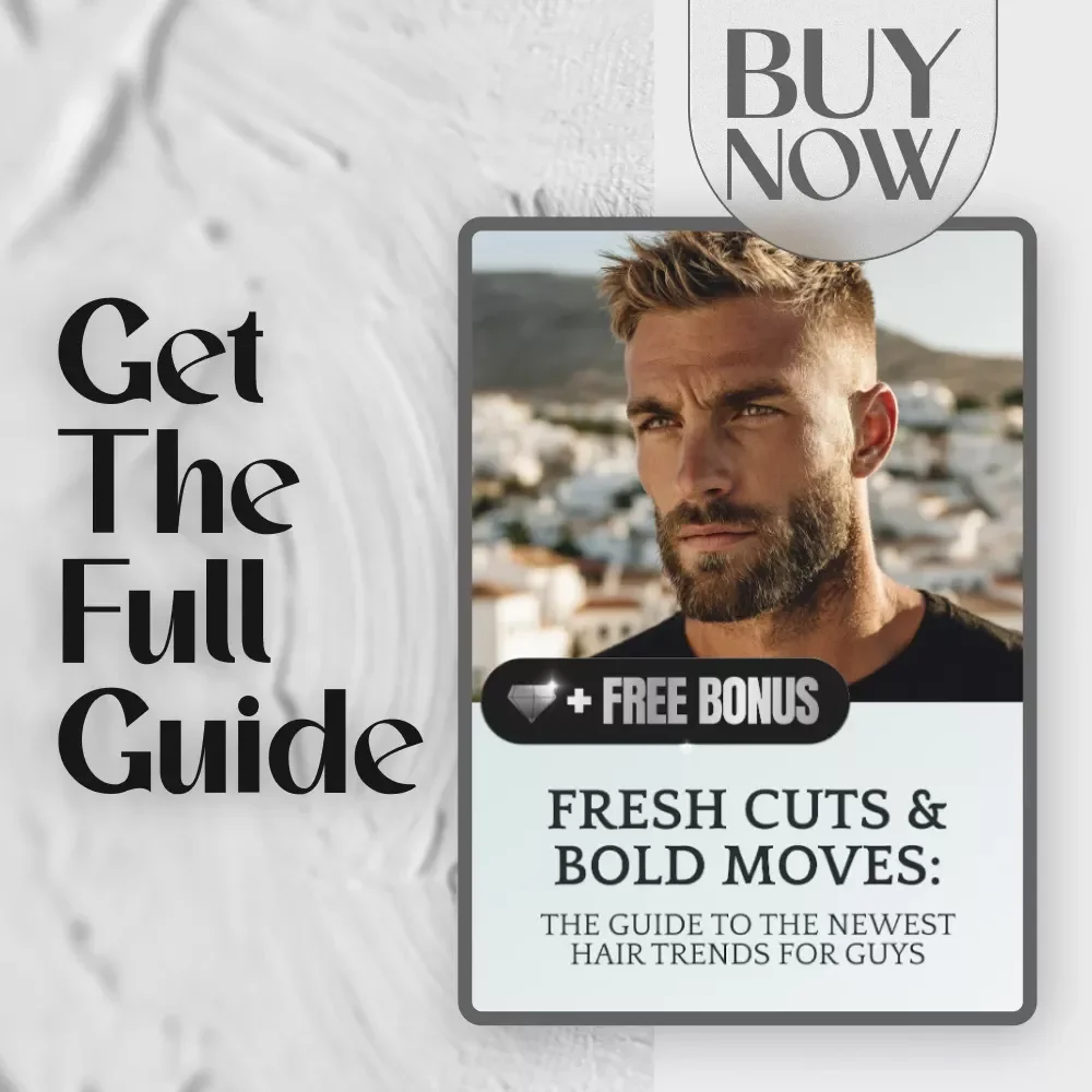 Fresh Cuts & Bold Moves: The Guide to the Newest Hair Trends for Guys | Digital Hair Styling Guide for Men | eBook for Men’s Haircuts & Grooming Tips
