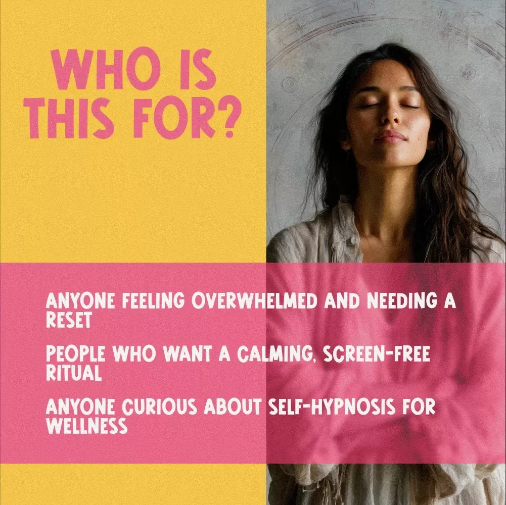 The Relaxation Hypnosis Checklist for Clarity | Digital Relaxation Hypnosis Guide & Self-Care Checklist PDF