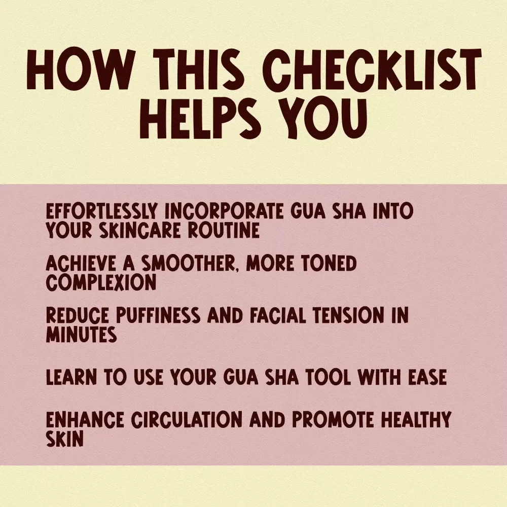 Gua Sha Technique: Easy Step-by-Step Checklist for Glowing Skin