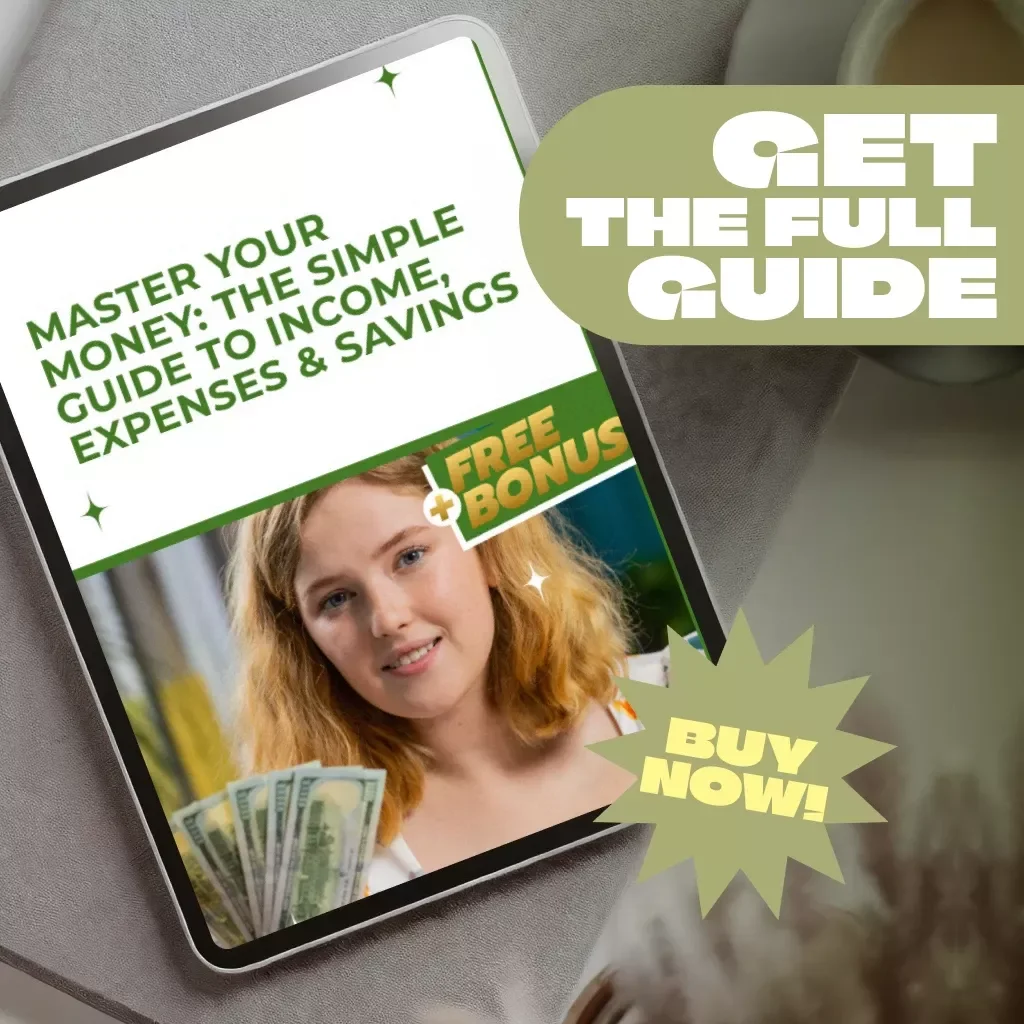 Master Your Money: The Simple Guide to Income, Expenses & Savings | Budgeting PDF Guide | Income Expense Savings Planner | Personal Finance eBook