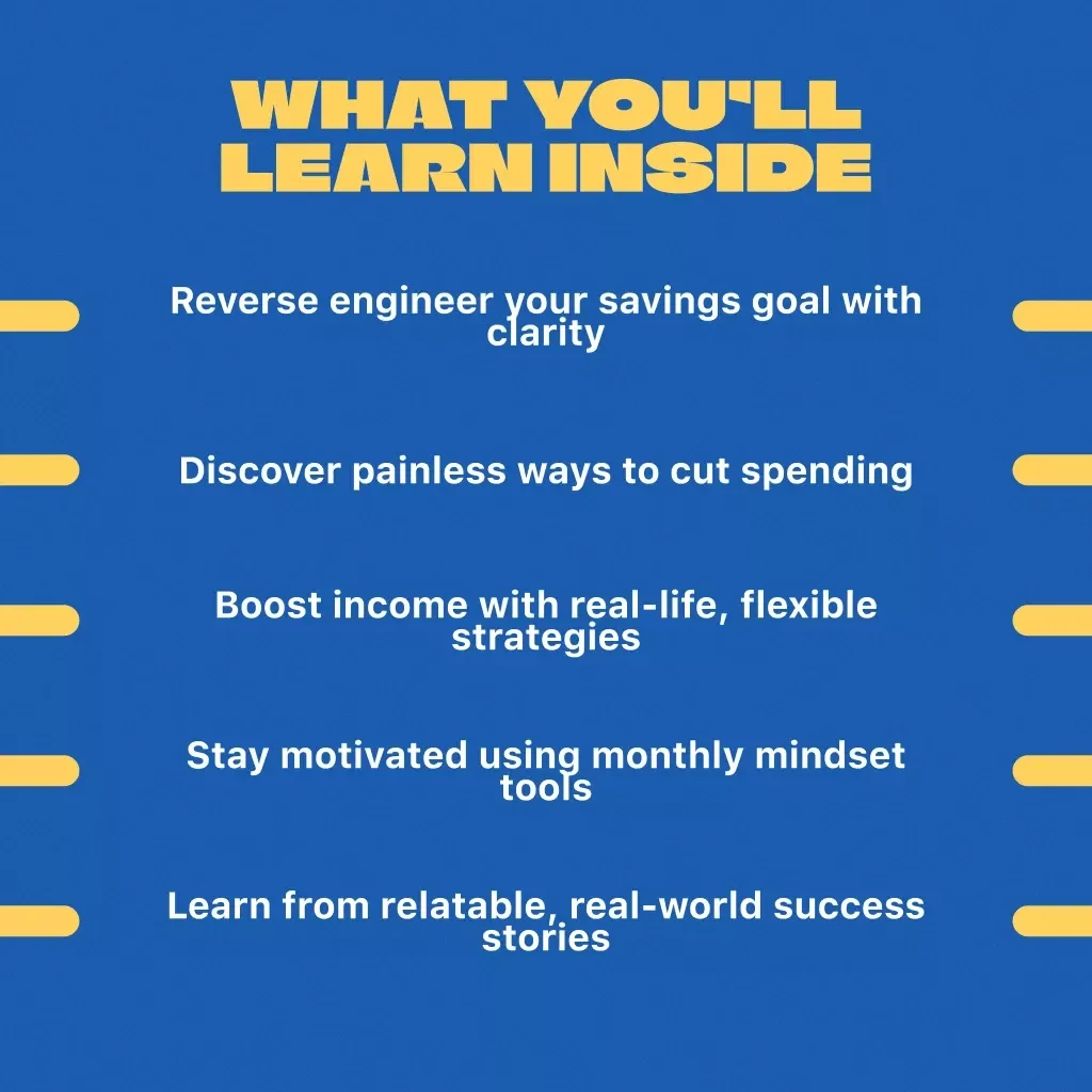The Bold Blueprint to Saving $20K in 6 Months Without Losing Your Mind | Digital Guide | How to Save 20K in 6 Months PDF