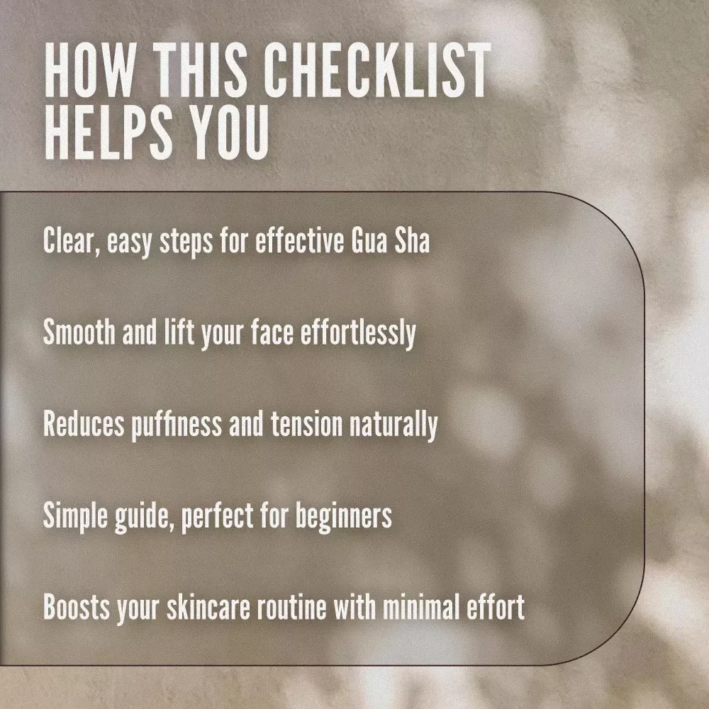 The Gua Sha How-To Checklist: Master the Art of Facial Massage for Glowing Skin