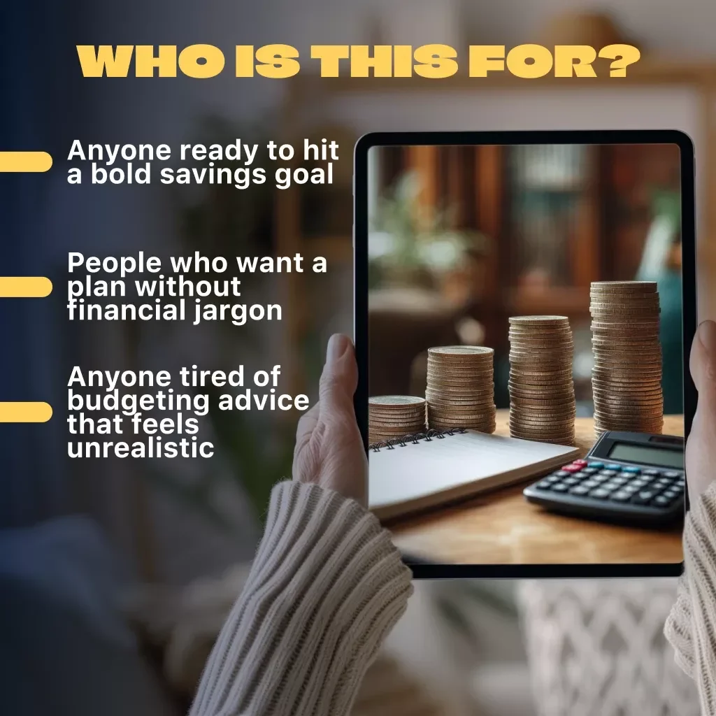 The Bold Blueprint to Saving $20K in 6 Months Without Losing Your Mind | Digital Guide | How to Save 20K in 6 Months PDF