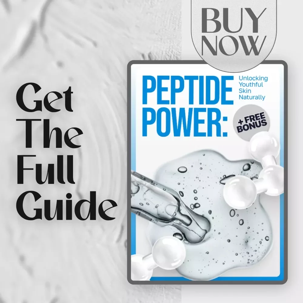 Peptide Power: Unlocking Youthful Skin Naturally | Skincare Guide for Glowing Complexion | Digital Download eBook on Peptides for Skin
