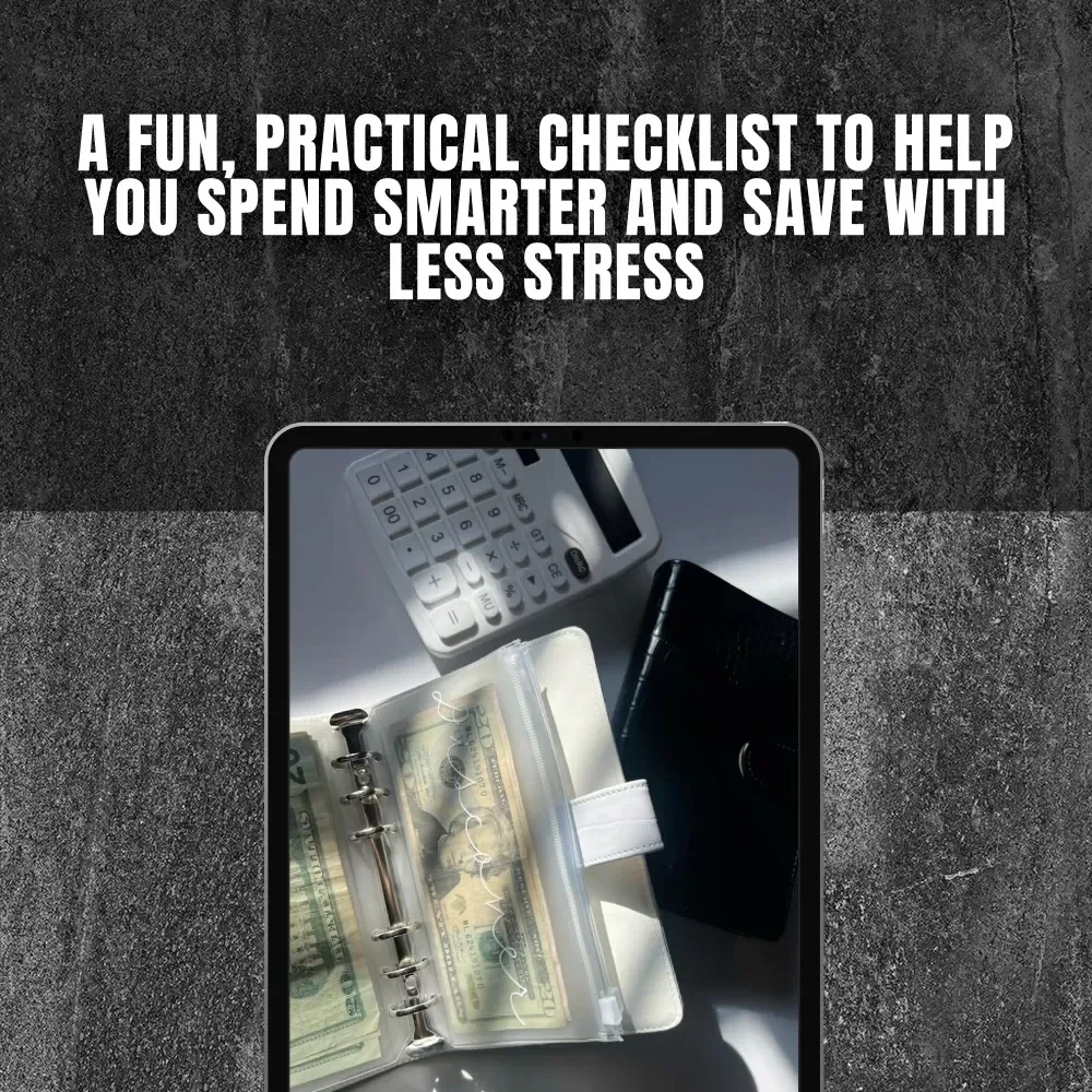 15 Fun & Fast Steps to Save Like a Pro | Budget Checklist for How to Save Up Money | Printable Money-Saving Guide