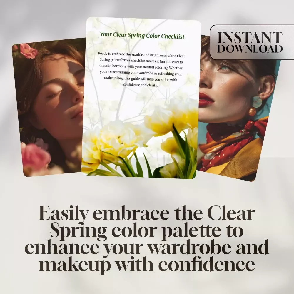 Your Clear Spring Color Checklist - The Ultimate Guide to Embracing the Clear Spring Color Palette