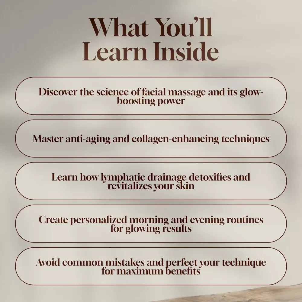 The Glow-Boosting Guide to Facial Massage: Your Essential eBook for Radiant Skin and Relaxation