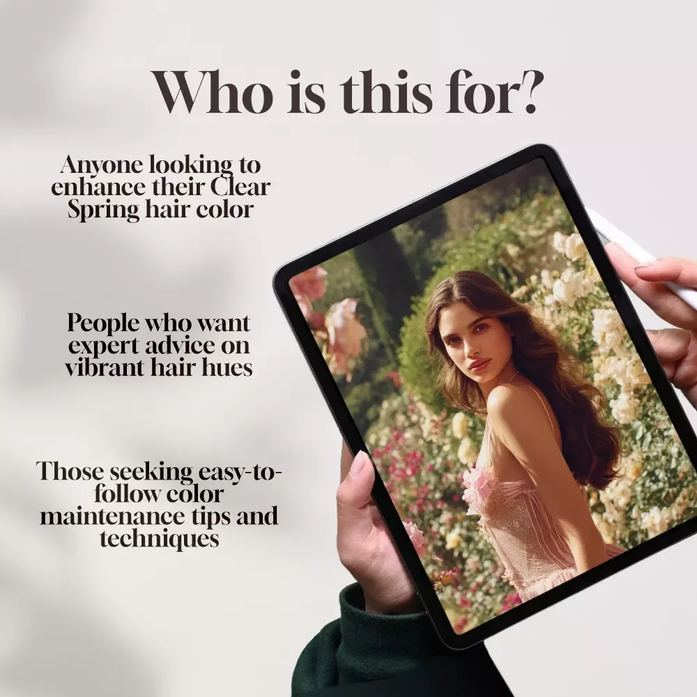 Clear Spring Hair Color: A Bright & Beautiful Guide to Your Best Look – Digital Download