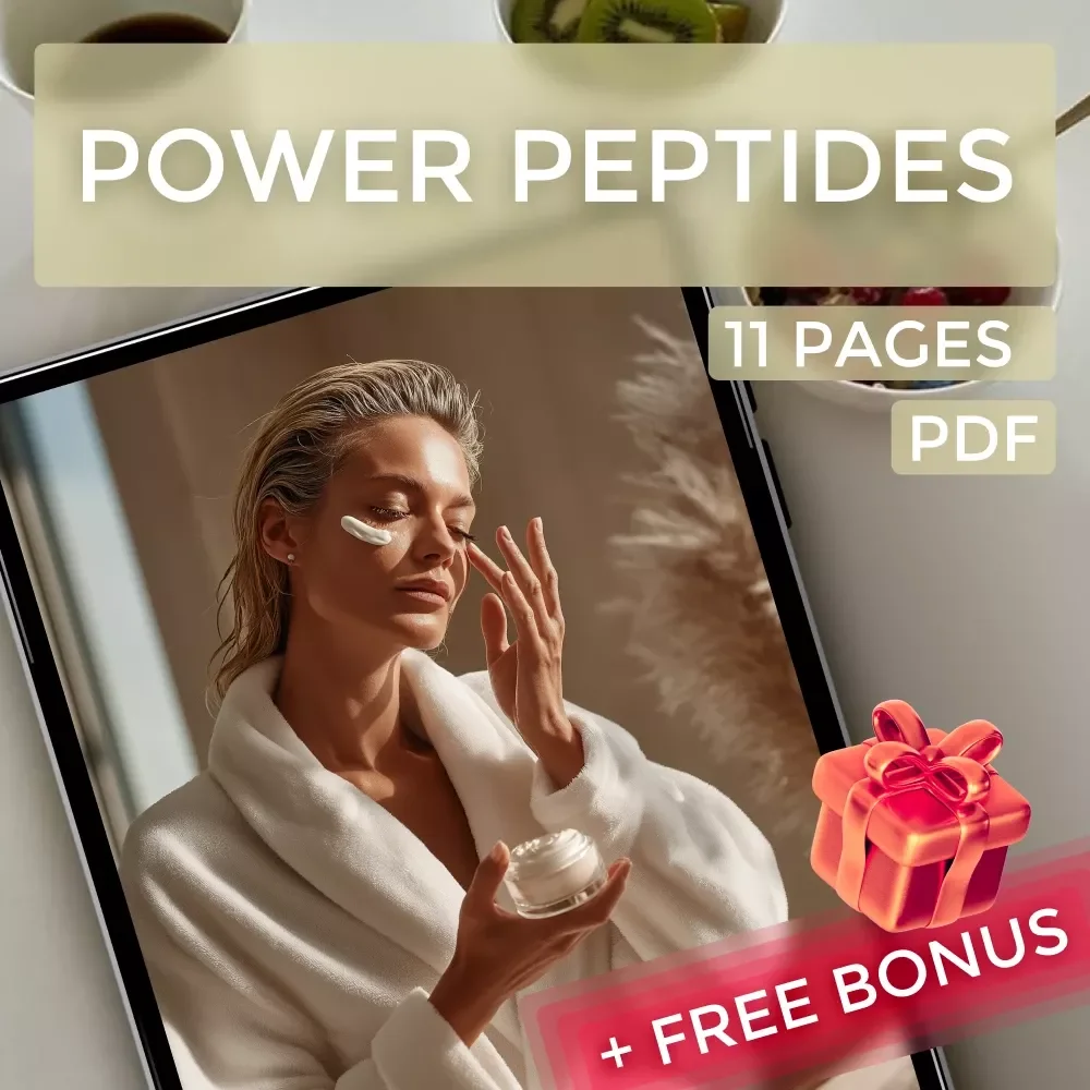 Power Peptides Guide | What Do Peptides Do for Skin? Skincare eBook for Glowing, Firm, Youthful Skin | Digital Download PDF