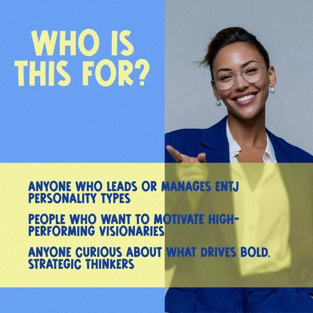The ENTJ Motivation Mastery Checklist: Lead, Inspire, and Energize! | How to Motivate ENTJ | Leadership Growth Digital Download