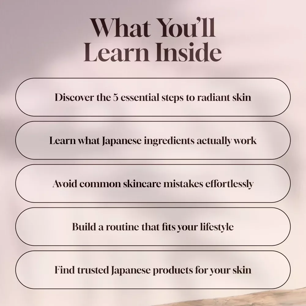 Glow Like the Japanese Do – Best Japanese Skincare Guide | eBook for Radiant Skin | Digital Download