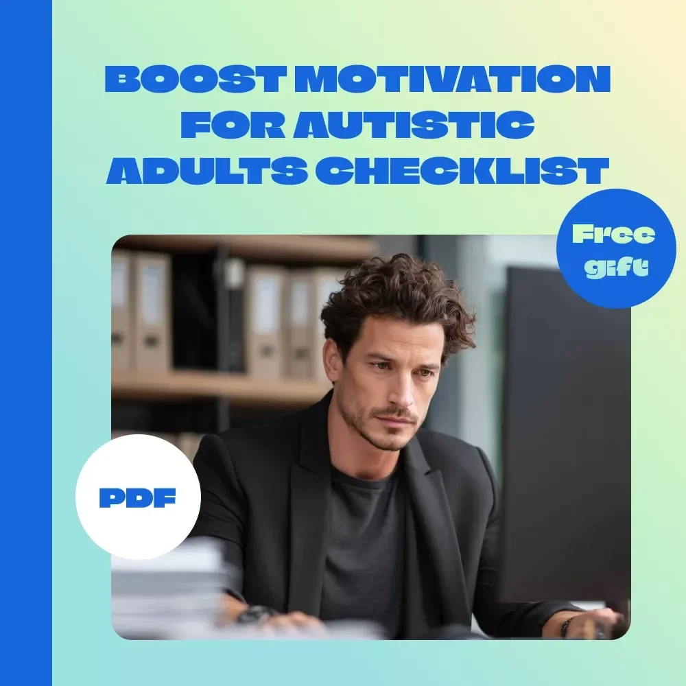 Motivate & Thrive: Your Action-Packed Checklist to Boost Motivation for Autistic Adults – How to Motivate Autistic Adults | Digital Download for Neurodivergent Motivation