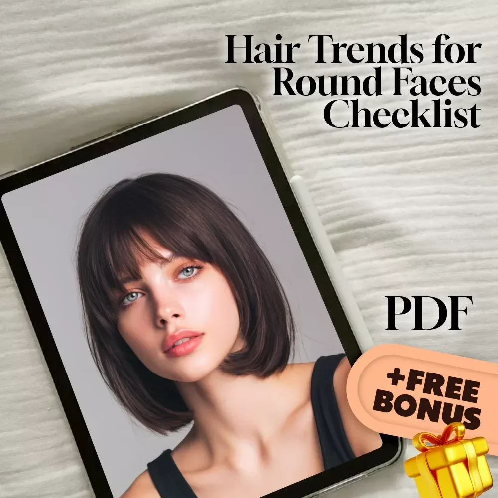 Hair Trends for Round Faces: Your Ultimate Checklist - A Guide to Flattering Hairstyles