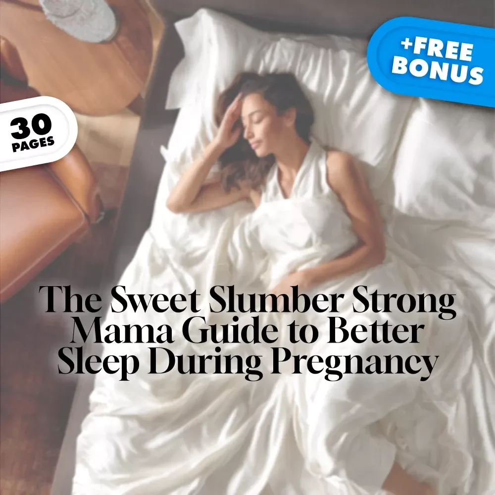 The Sweet Slumber Strong Mama Guide to Better Sleep During Pregnancy | How to Improve Sleep in Pregnancy eBook for Expecting Moms | Digital Download PDF