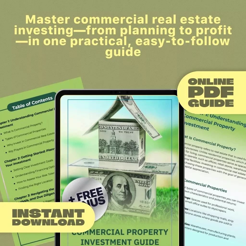 Commercial Property Investment Guide | Real Estate eBook for Beginners & Investors | Digital Download Checklist & Strategy Manual