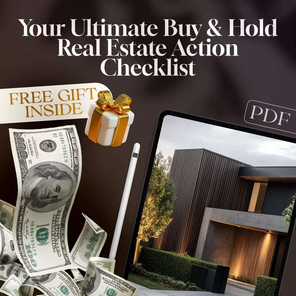 Your Ultimate Buy & Hold Real Estate Action Checklist | Buy and Hold Real Estate Strategy | Digital Download Checklist for Investors