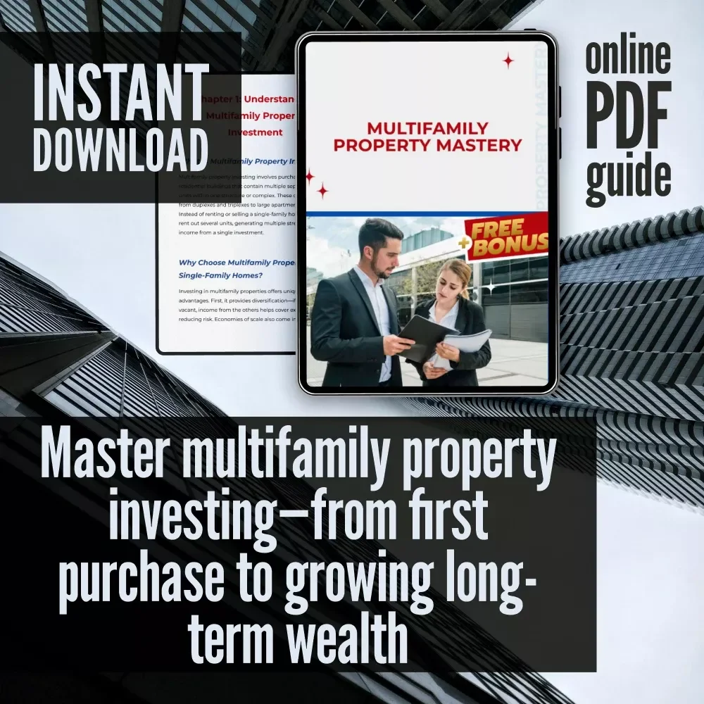 Multifamily Property Mastery | Guide to Multifamily Property Investment Tips, Real Estate Wealth Building, and Smart Investment Strategies (Digital Download)